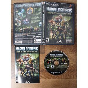 Marvel Nemesis: Rise of the Imperfects (PlayStation 2, 2005) PS2 CIB - Tested